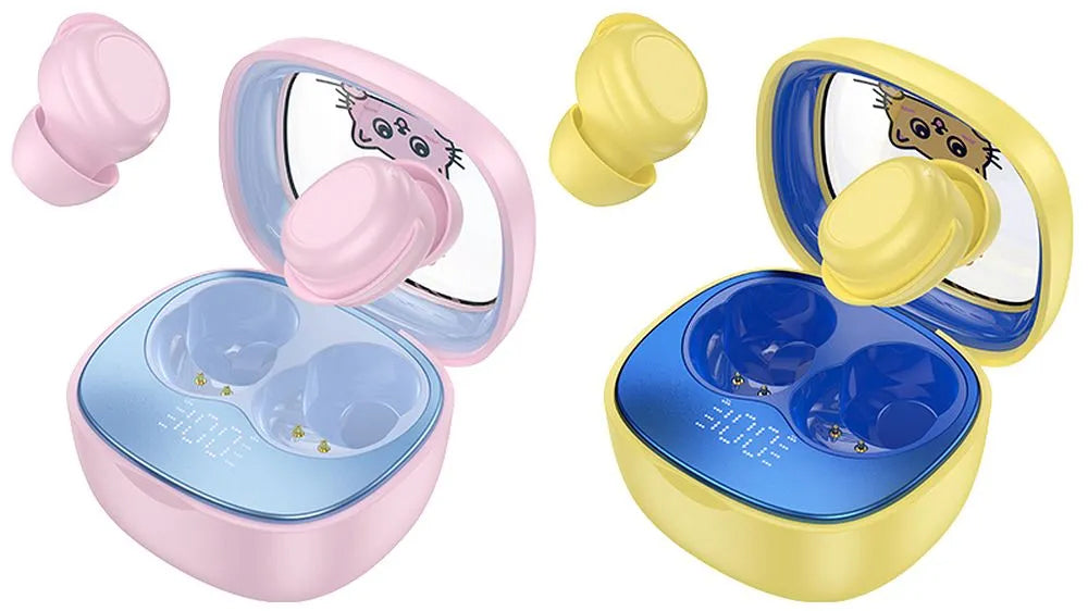 Auricolare Bluetooth HOCO EW111, TWS, Rosa