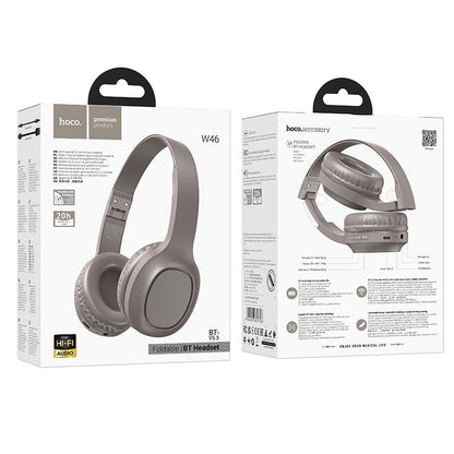 Auricolare Bluetooth HOCO W46, A2DP, Marrone