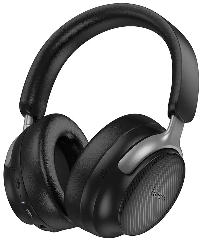 Kit mains libres Bluetooth HOCO W53 Plus, A2DP, ANC, Noir