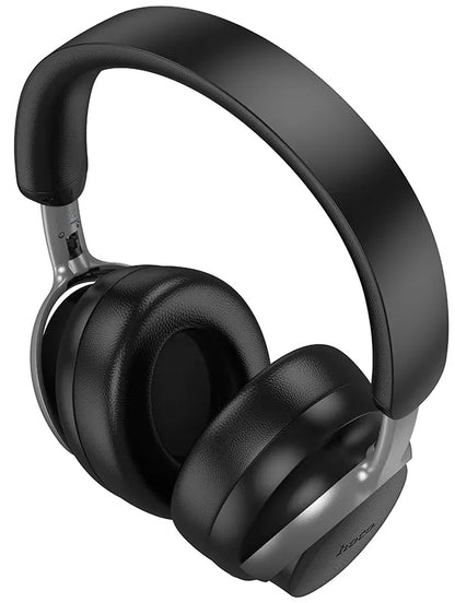 Kit mains libres Bluetooth HOCO W53 Plus, A2DP, ANC, Noir