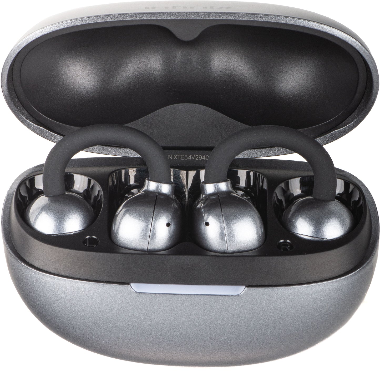 Auricolare Bluetooth Infinix ZCLip XEO4, TWS, Grigio