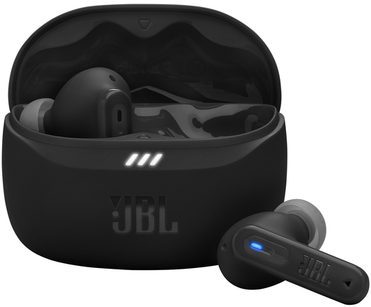Handsfree Bluetooth JBL Tune Beam 2, TWS, ANC, MultiPoint, Schwarz JBLTBEAM2BLK