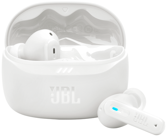 Bluetooth-Freisprecheinrichtung JBL Tune Beam 2, TWS, ANC, MultiPoint, Weiß JBLTBEAM2WHT