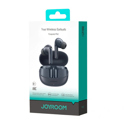 Écouteurs Bluetooth Joyroom Funpods JR-FN2, TWS, ANC, Noir
