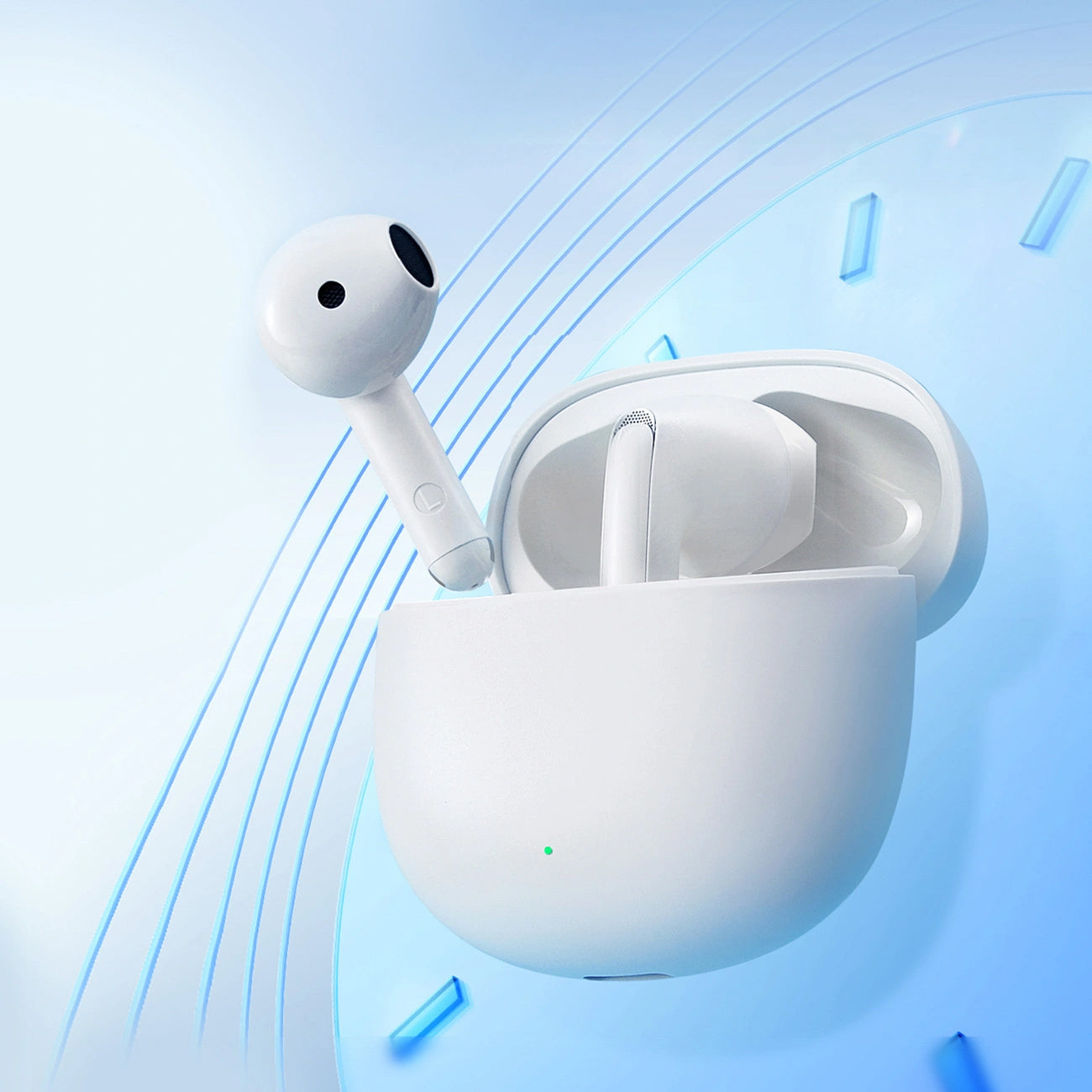 Auricolari Bluetooth Joyroom Funpods JR-FB1 Nuova Versione, TWS, Bianco