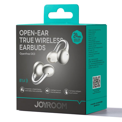 Handsfree Bluetooth Joyroom Openfree JR-OE3, TWS, Silber