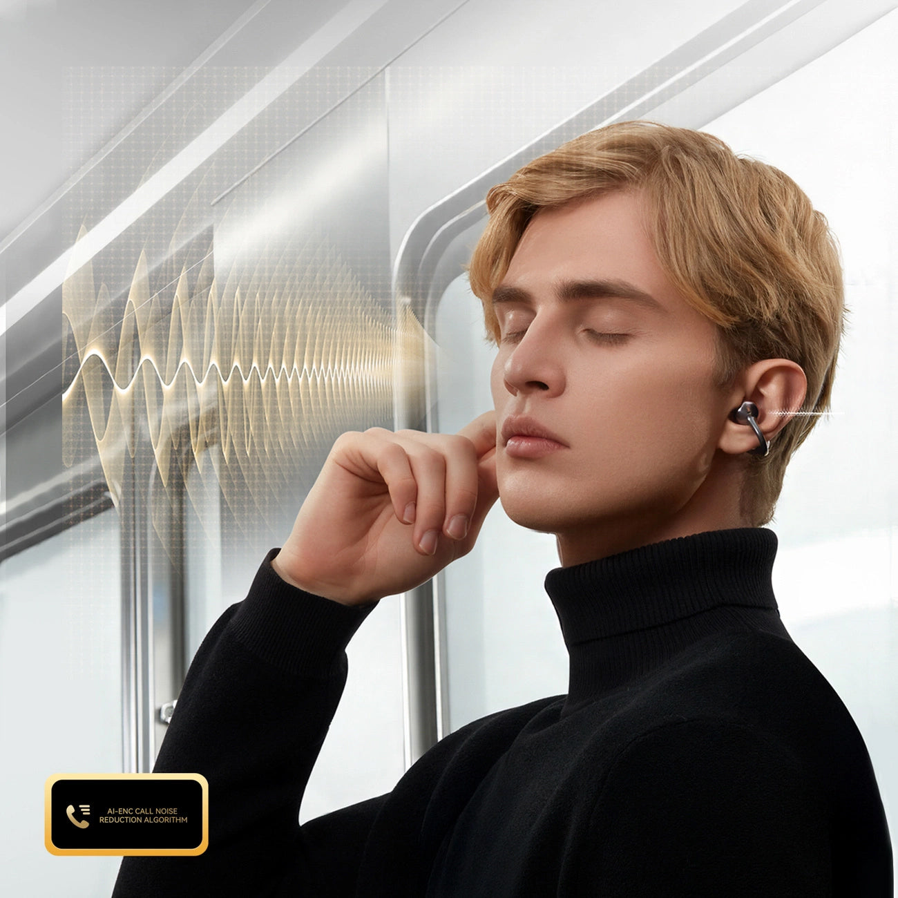 Auricolare Bluetooth Joyroom Openfree JR-OE3, TWS, Argento