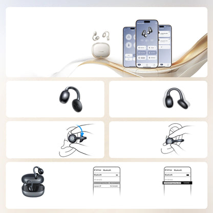 Auricolare Bluetooth Joyroom Openfree JR-OE3, TWS, Argento