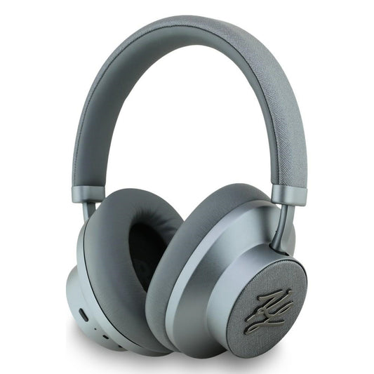 Auricolari Bluetooth Karl Lagerfeld Grained Initials, A2DP, ANC, Grigio