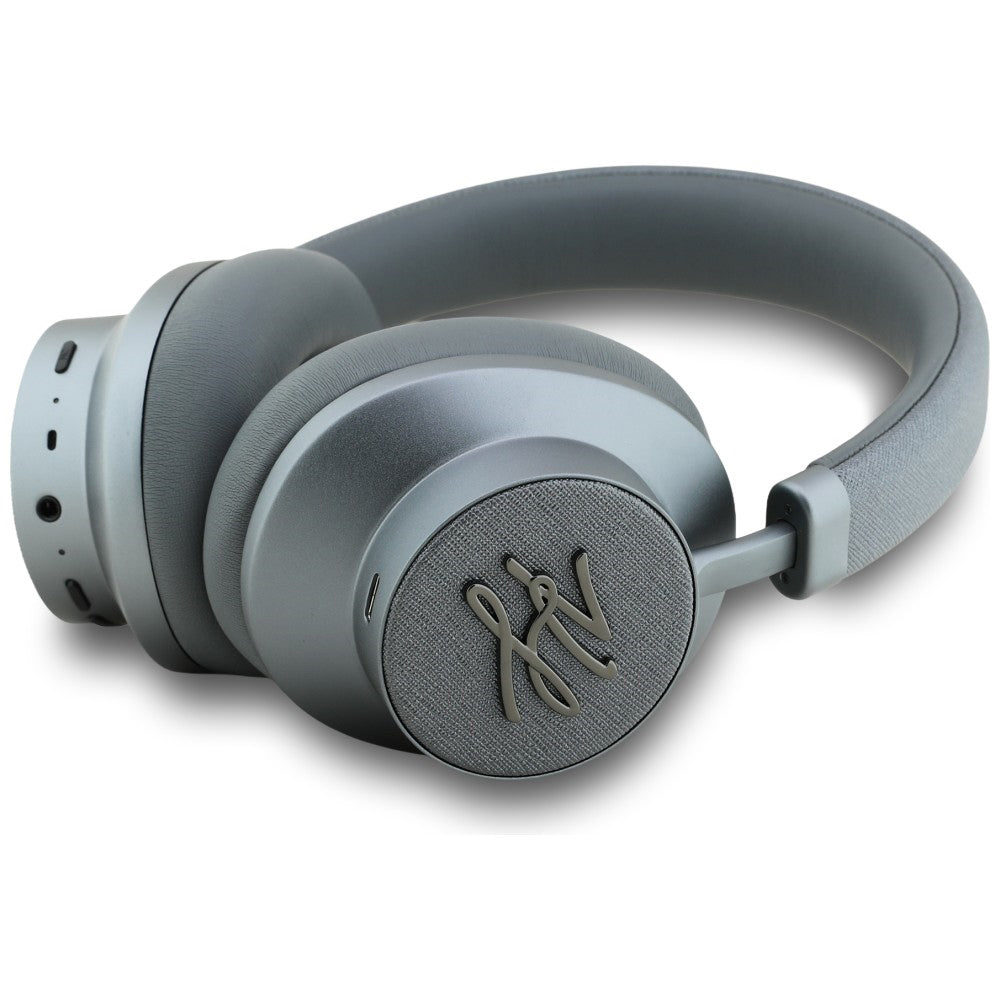 Oreillette Bluetooth Karl Lagerfeld Grained Initials, A2DP, ANC, Gris