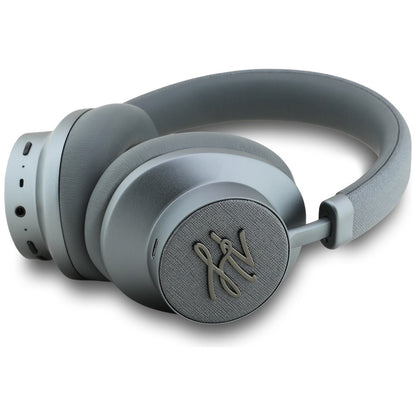 Oreillette Bluetooth Karl Lagerfeld Grained Initials, A2DP, ANC, Gris