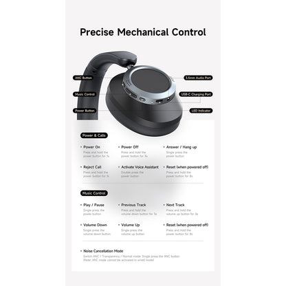 Kit mains libres Bluetooth McDodo HP-5821 T03, A2DP, ANC, Beige