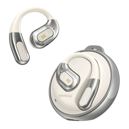 Kit mains libres Bluetooth Monster AC330 AI Traduction, TWS, Blanc