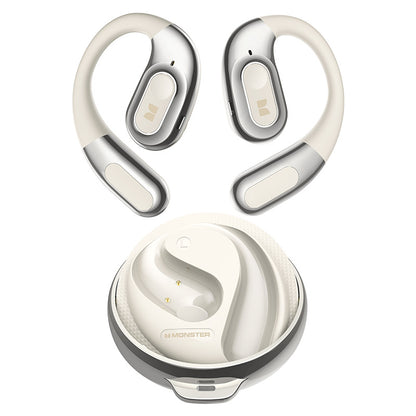 Kit mains libres Bluetooth Monster AC330 AI Traduction, TWS, Blanc
