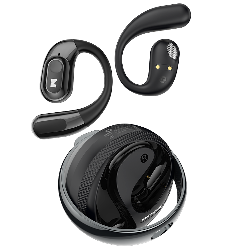 Handsfree Bluetooth Monster AC330 AI Translation, TWS, Black