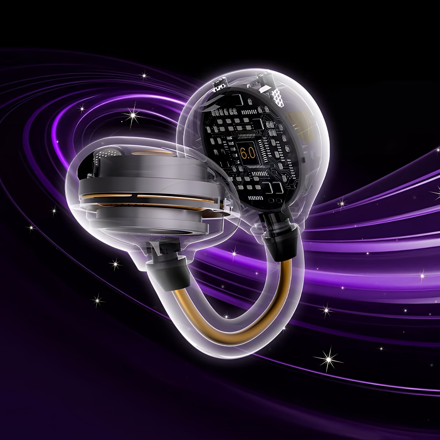 Kit mains libres Bluetooth Monster AirClip AC200, TWS, Noir