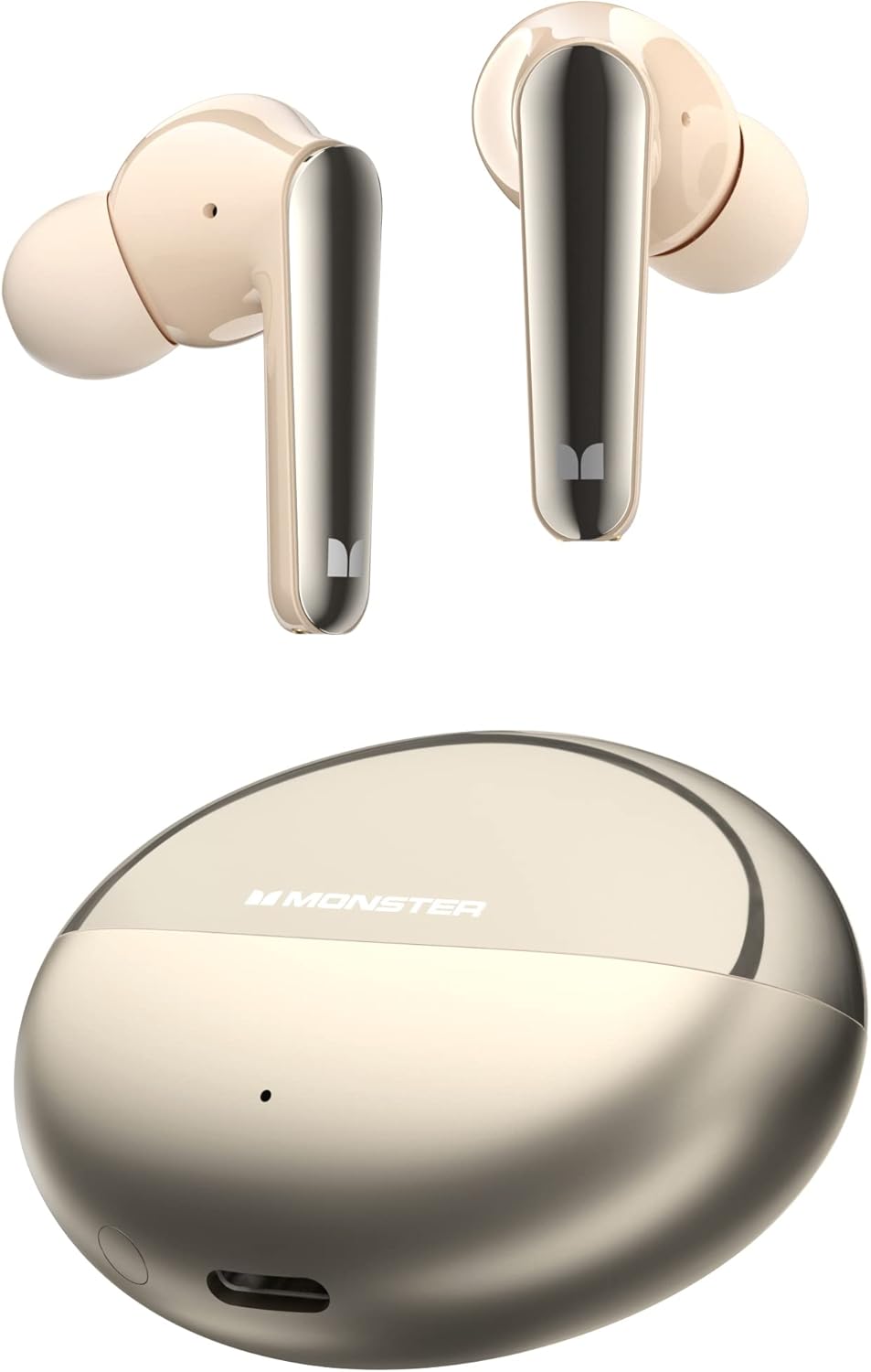 Kit mains libres Bluetooth Monster N-Lite 203 AirLinks, TWS, Or