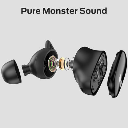 Handsfree Bluetooth Monster N-Lite 206, TWS, Nero