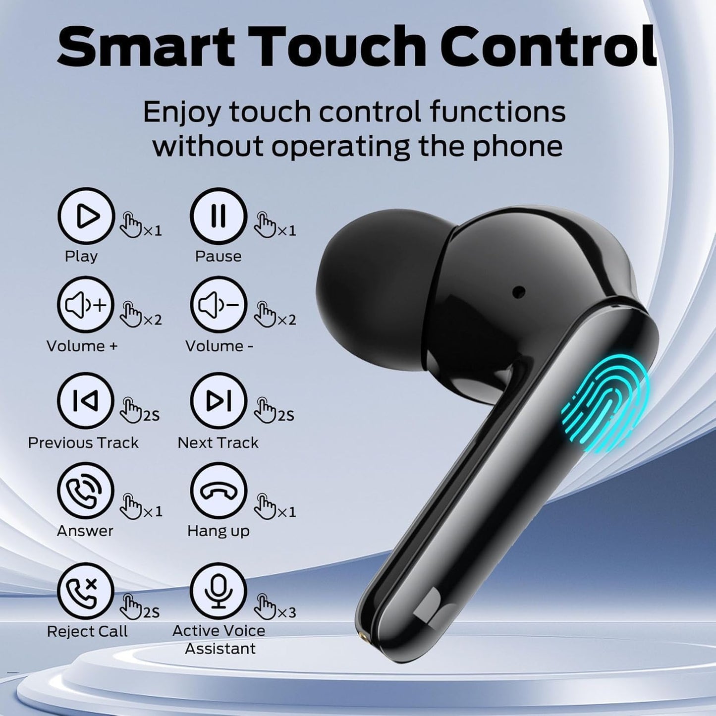 Auricolari Bluetooth Monster N-Lite 203 AirLinks, TWS, Nero