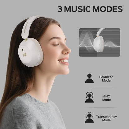 Bluetooth-Headset Monster Persona 6th, MultiPoint, A2DP, ANC, Weiß
