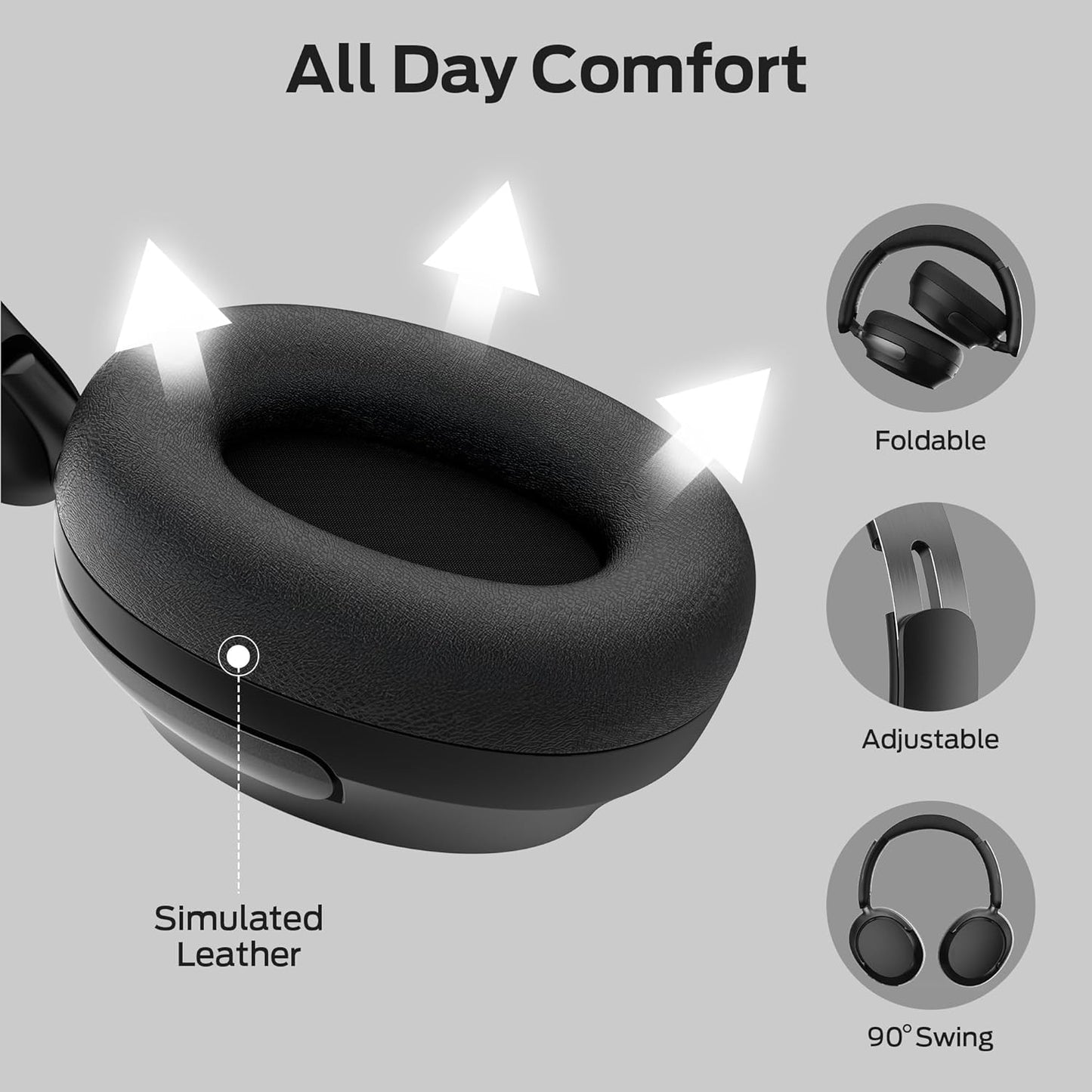 Kit mains libres Bluetooth Monster Persona 3rd, MultiPoint, A2DP, ANC, Noir