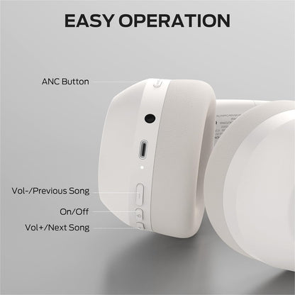 Bluetooth-Headset Monster Persona 6th, MultiPoint, A2DP, ANC, Weiß