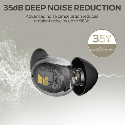 Casque Bluetooth Monster Sleep Ear200, TWS, ANC, Noir