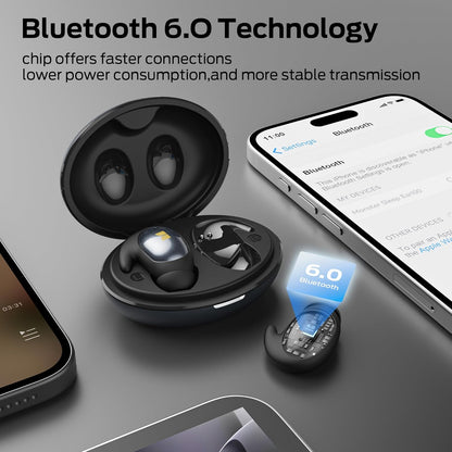 Auricolare Bluetooth Monster Sleep Ear100, TWS, Nero