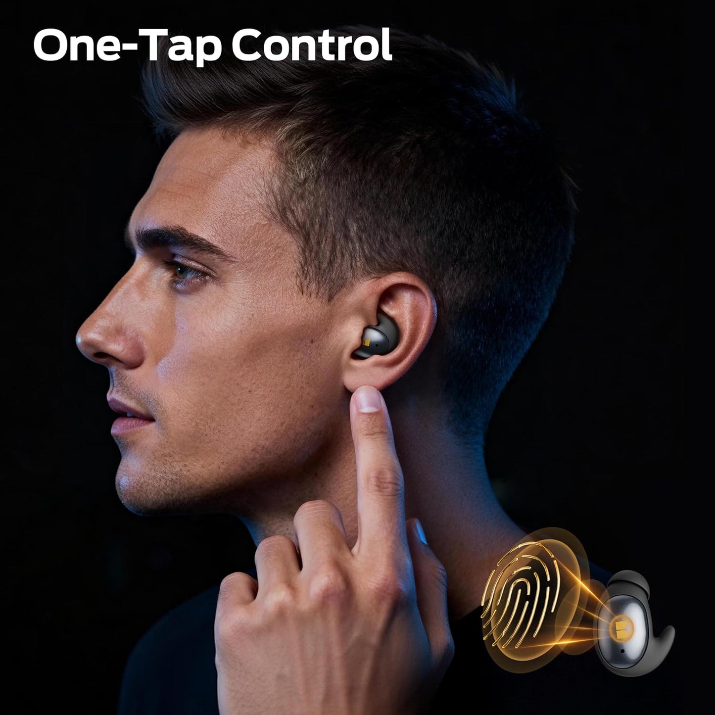Auricolare Bluetooth Monster Sleep Ear100, TWS, Nero