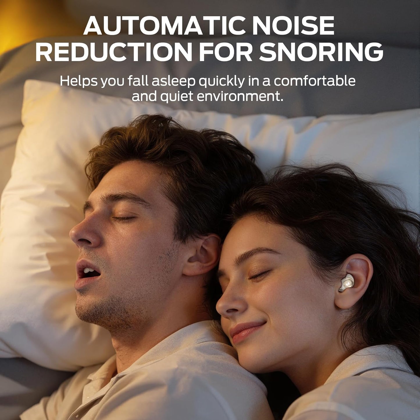 Handsfree Bluetooth Monster Sleep Ear200, TWS, ANC, Oro