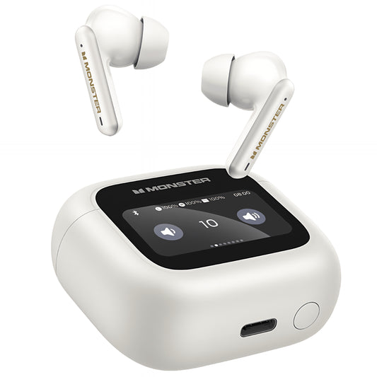 Handsfree Bluetooth Monster TH300, TWS, Bianco