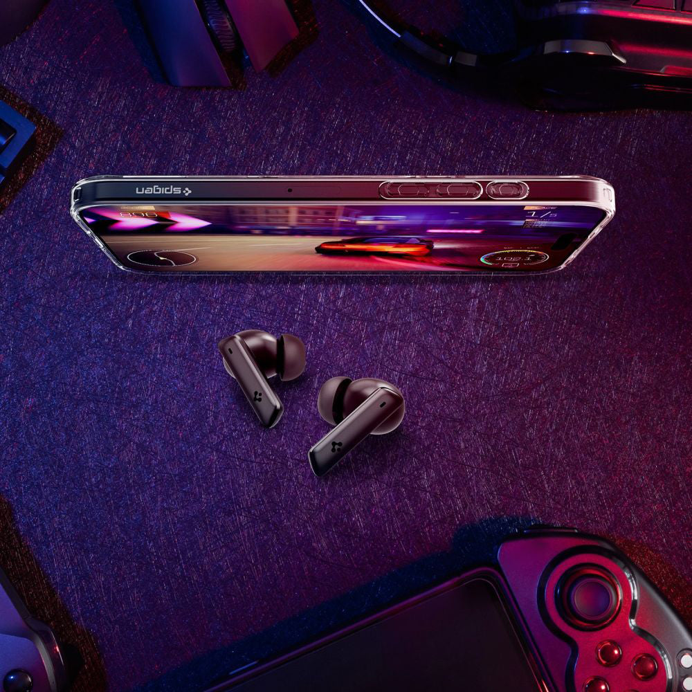 Kit mains libres Bluetooth Spigen SA2402, TWS, ANC, Blanc