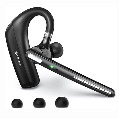 Freisprech-Bluetooth Techsuit PowerTalks G6, MultiPoint, A2DP, Schwarz