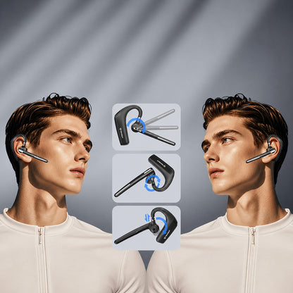 Freisprech-Bluetooth Techsuit PowerTalks G6, MultiPoint, A2DP, Schwarz