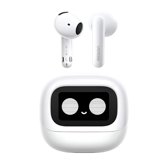 Kit mains libres Bluetooth UGREEN HiTune H6 Magic WS216 (65386), TWS, ANC, MultiPoint, Blanc