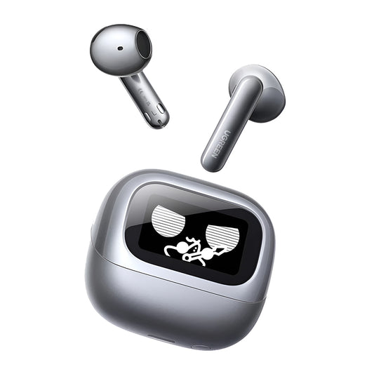 Auricolari Bluetooth UGREEN HiTune H6 Magic WS216 (75288), TWS, ANC, MultiPoint, Grigio