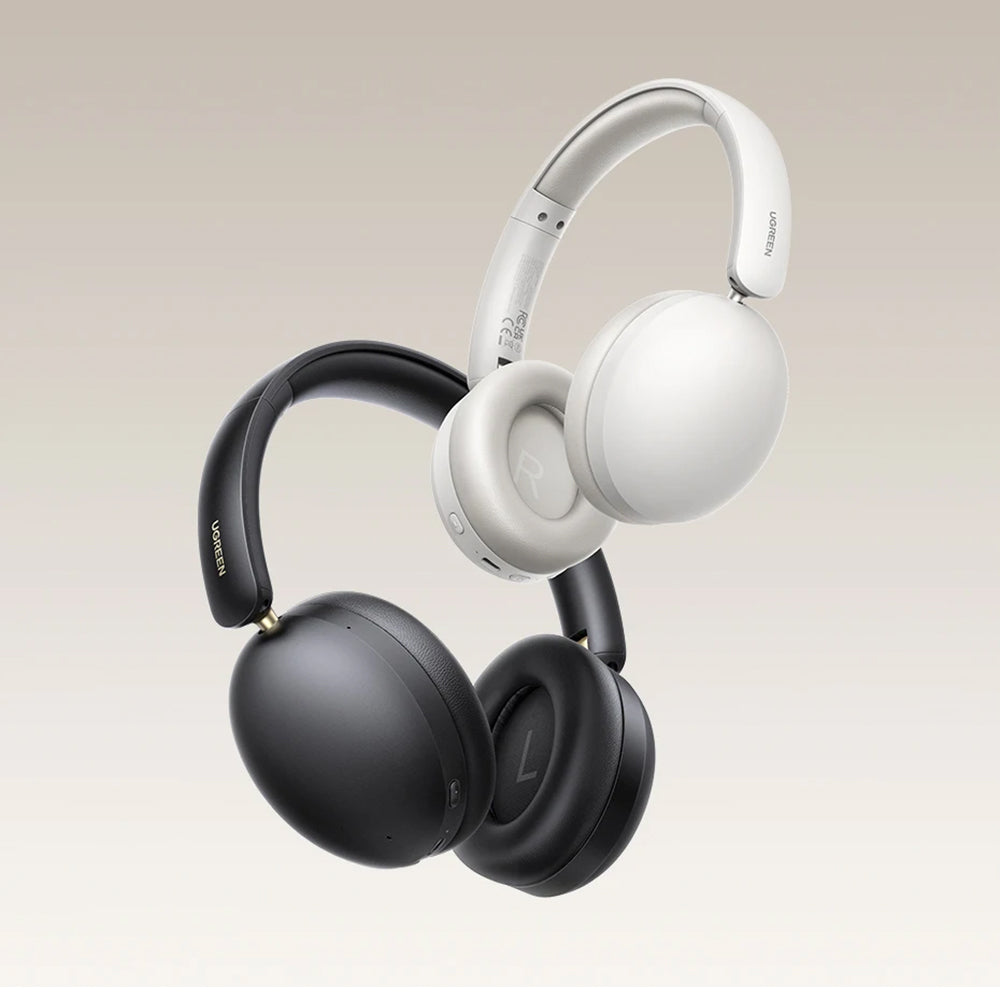 Auricolare Bluetooth UGREEN HiTune Max 2 HP205, MultiPoint, A2DP, ANC, Nero