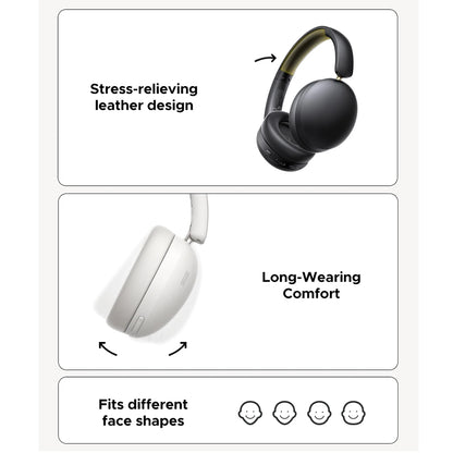 Auricolare Bluetooth UGREEN HiTune Max 2 HP205, MultiPoint, A2DP, ANC, Nero