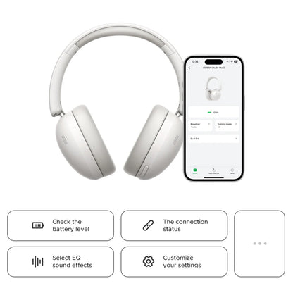 Auricolare Bluetooth UGREEN HiTune Max 2 HP205, MultiPoint, A2DP, ANC, Nero