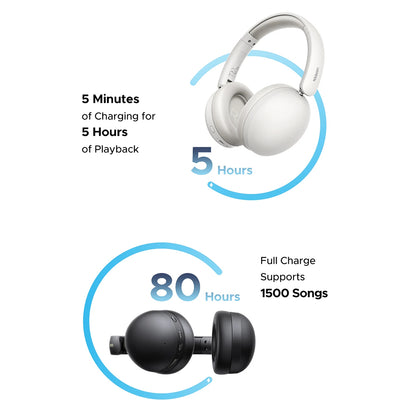 Auricolare Bluetooth UGREEN HiTune Max 2 HP205, MultiPoint, A2DP, ANC, Nero