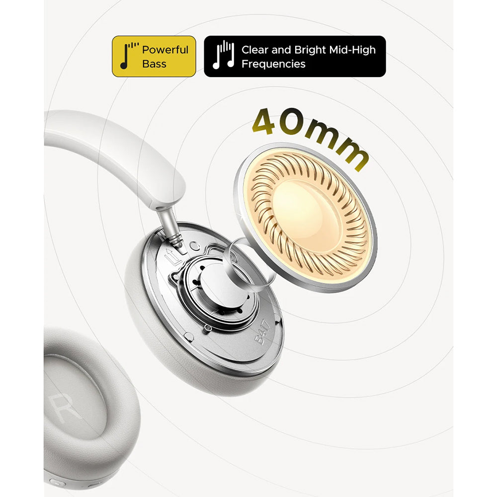 Bluetooth-Freisprecheinrichtung UGREEN HiTune Max 2 HP205, MultiPoint, A2DP, ANC, Schwarz