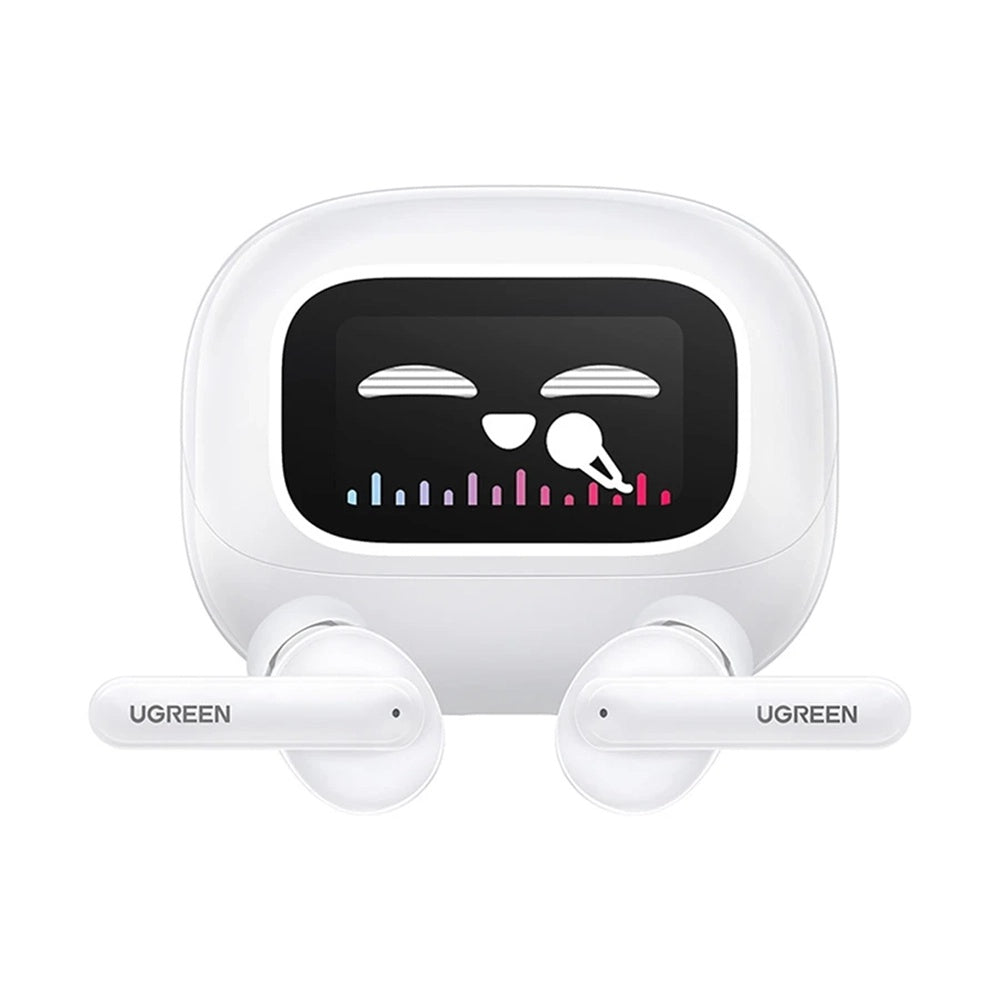 Auricolare Bluetooth UGREEN HiTune T6 Magic WS211, TWS, ANC, MultiPoint, Bianco