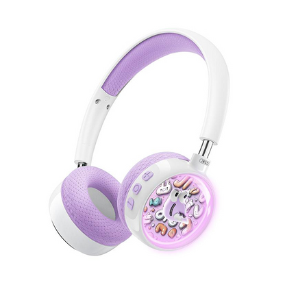 Handsfree Bluetooth XO Design BE57 Cartoon Kids, A2DP, Mauve