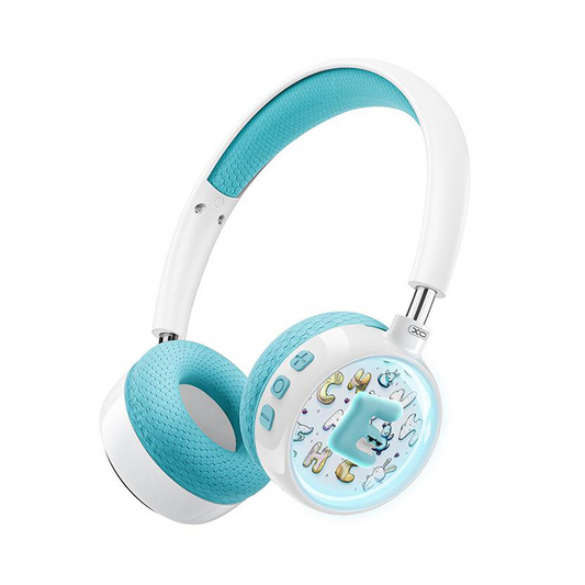 Casque Bluetooth mains libres XO Design BE57 Cartoon Kids, A2DP, Bleu