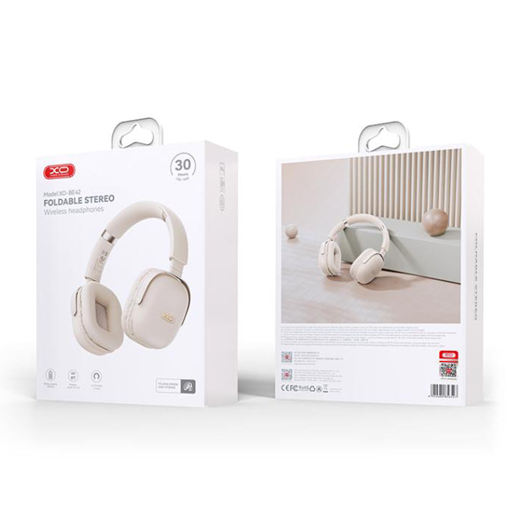 Auricolare Bluetooth XO Design BE42, A2DP, Beige