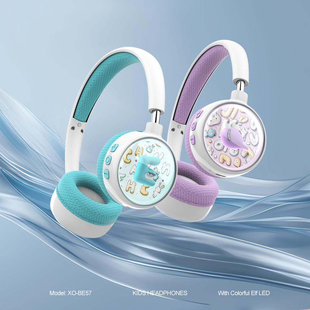 Handsfree Bluetooth XO Design BE57 Cartoon Kids, A2DP, Mauve
