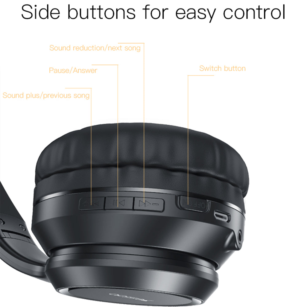 Handsfree Bluetooth Yesido EP03, A2DP, Schwarz