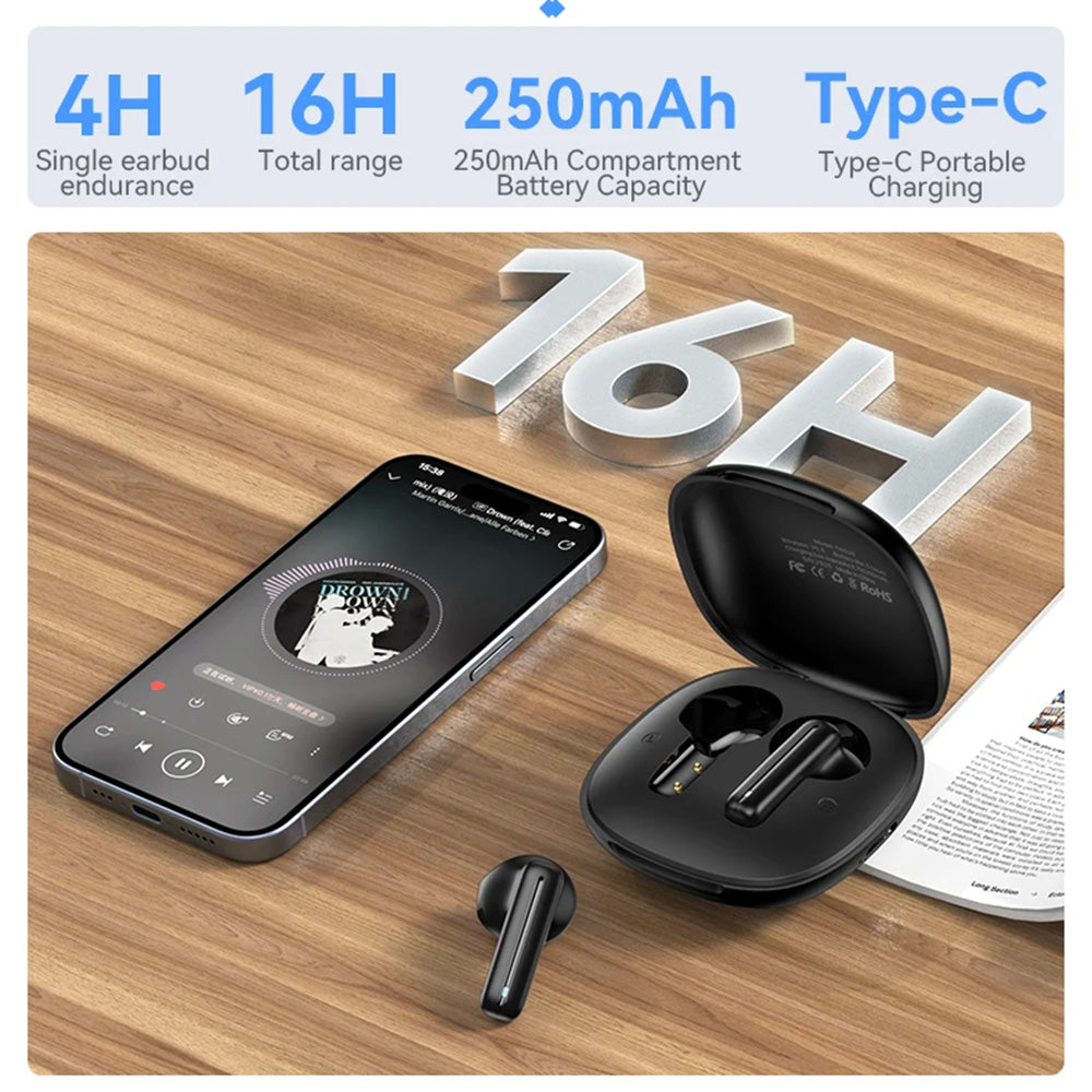 Auricolare Bluetooth Yesido TWS25, TWS, Nero