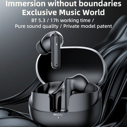 Kit mains libres Bluetooth Yesido TWS26, TWS, Noir