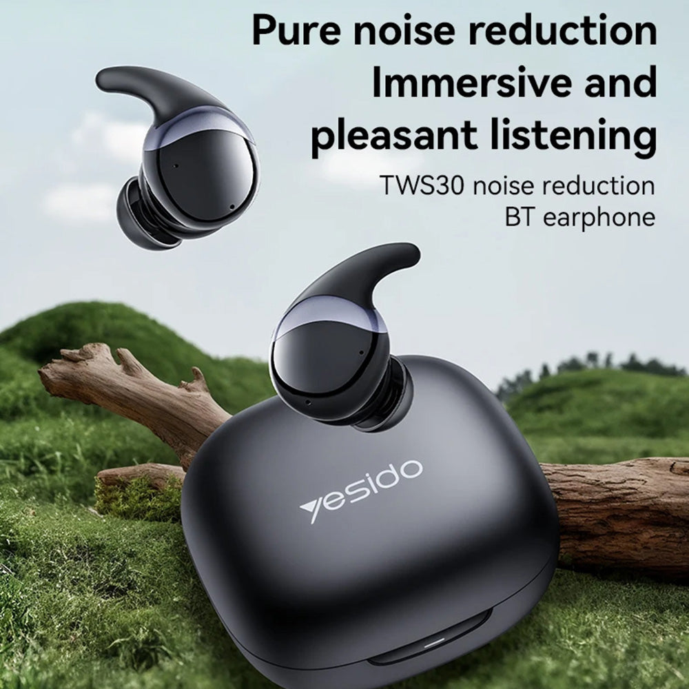 Kit mains libres Bluetooth Yesido TWS30, TWS, ANC, Noir